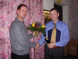 Vorstandswechsel: Rico Schneider links, löst Christian Kowalow ab